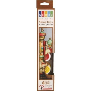 SÜDOR SD123 AHŞAP BOYASI 6 RENKx20ml