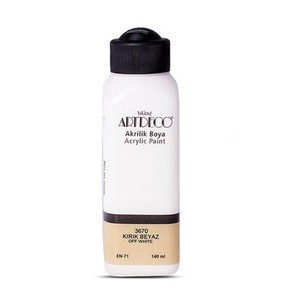 ARTDECO 070R AKRİLİK BOYA 3670 KIRIK BEYAZ 140ml