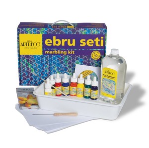 ARTDECO EBRU BAŞLANGIÇ SETİ 8 RENKx30ml (A4 TEKNELİ)(Y-016 ES-8)