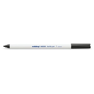 EDDİNG 4600 T-SHİRT BOYAMA KALEMİ SİYAH