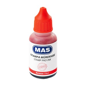  MAS 464 ISTAMPA MÜREKKEBİ KIRMIZI 20ml