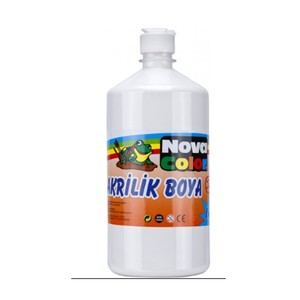 NOVA COLOR NC-225 AKRİLİK BOYA BEYAZ 1kg