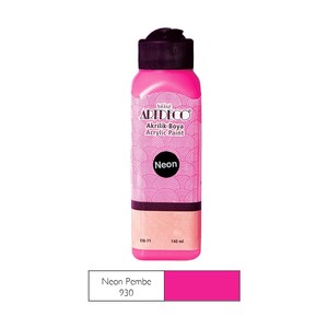 ARTDECO 070R AKRİLİK BOYA 930 NEON PEMBE 140ml