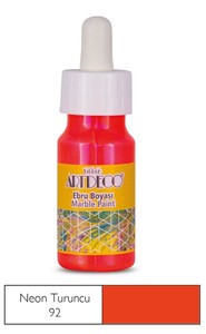 ARTDECO 016B EBRU BOYASI 92 NEON TURUNCU 30ml (DAMLALIKLI)