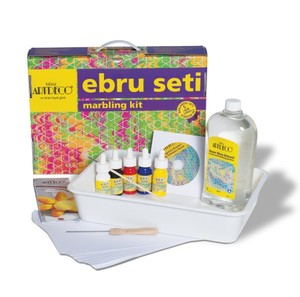 ARTDECO EBRU BAŞLANGIÇ SETİ 5 RENKx30ml (A4 TEKNELİ)(Y-016 ES-2)