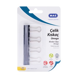 MAS 926 OMEGA ÇELİK KISKAÇ 25mm 4LÜ BLİSTER