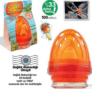 AROMAGİC 30194 ŞİŞELİ AİR FRESHENER KOKU MANGO FRESH 100ml