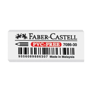 FABER-CASTELL 7086-30 BEYAZ SİLGİ (5130188630)