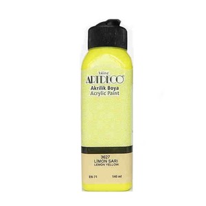 ARTDECO 070R AKRİLİK BOYA 3627 LİMON SARISI 140ml