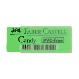  FABER-CASTELL CANDY PLASTİK KILIFLI RENKLİ SİLGİ (5131784000)(000018)