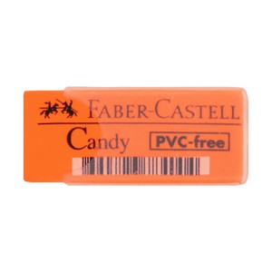 FABER-CASTELL CANDY PLASTİK KILIFLI RENKLİ SİLGİ (5131784000)(000018)