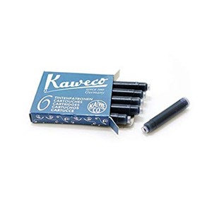 KAWECO 258 DOLMA KALEM KARTUŞU MAVİ-SİYAH 6LI