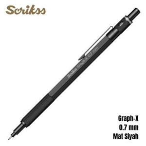 SCRİKSS GRAPH-X METAL VERSATİL KALEM 07 MAT SİYAH