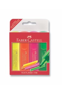 FABER-CASTELL FOSFORLU KALEM SETİ 4 RENK (154604)