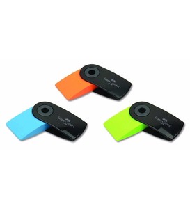 FABER-CASTELL SLEEVE MİNİ NEON SİYAH SİLGİ (5130182470)