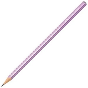 FABER-CASTELL SPARKLE ÜÇGEN KURŞUN KALEM METALİK PURPLE (5244118263)