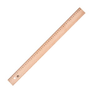 HATAS 0048 TAKVİYESİZ TAHTA CETVEL 50cm