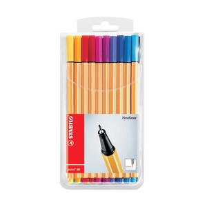 STABİLO 88 POİNT FİNELİNER KEÇE UÇLU KALEM 0.4mm 20 RENK (8820-77)