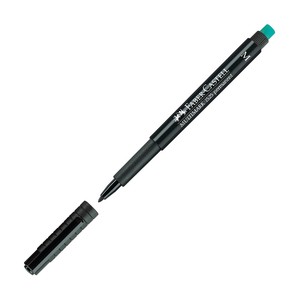 FABER-CASTELL ASETAT-CD KALEMİ M SİYAH (5010152599)