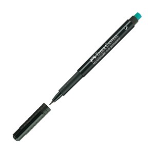 FABER-CASTELL ASETAT-CD KALEMİ S SİYAH (5010152399)