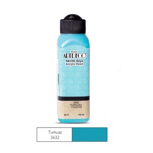 ARTDECO 070R AKRİLİK BOYA 3632 TURKUAZ 140ml