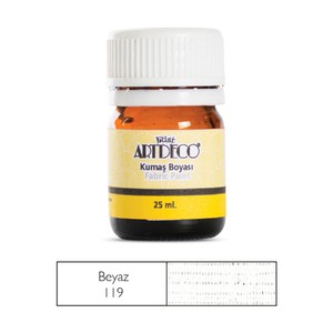 ARTDECO 010A KUMAŞ BOYASI 119 BEYAZ 25ml