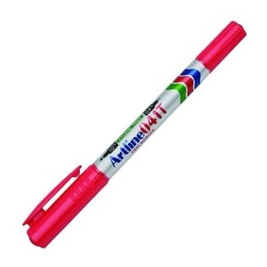 ARTLİNE EK-041T ÇİFT UÇLU PERMANENT MARKÖR 0.4-1mm KIRMIZI