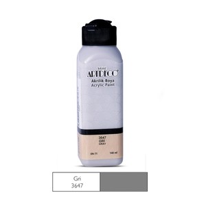 ARTDECO 070R AKRİLİK BOYA 3647 GRİ 140ml