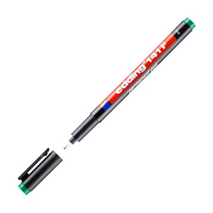 EDDİNG 141F ASETAT-CD KALEMİ 0.6mm YEŞİL