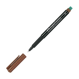 FABER-CASTELL ASETAT-CD KALEMİ S KAHVE (5010152337)