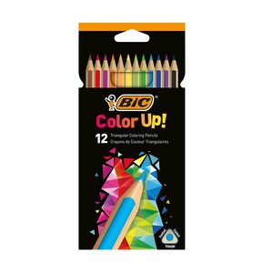  BİC COLOR UP ÜÇGEN KURU BOYA 12 RENK (950527)(9505273)