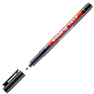 EDDİNG 141F ASETAT-CD KALEMİ 0.6mm SİYAH