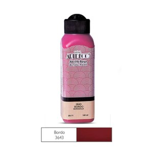 ARTDECO 070R AKRİLİK BOYA 3643 BORDO 140ml