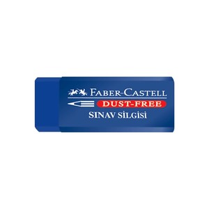 FABER-CASTELL DUST-FREE KÜÇÜK BOY MAVİ SINAV SİLGİSİ (187136)