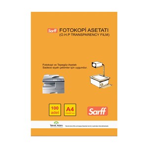 SARFF FOTOKOPİ ASETATI A4 100LÜ (15330089)