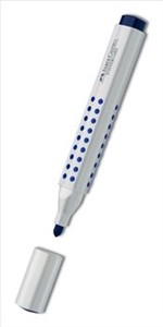 FABER-CASTELL GRİP BEYAZ TAHTA KALEMİ YUVARLAK UÇ MAVİ (5050158351)