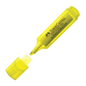 FABER-CASTELL ŞEFFAF GÖVDE FOSFORLU KALEM SARI (5030154607)