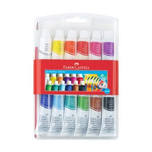 FABER-CASTELL GUAJ BOYA 12 RENK TÜP (5500121011)