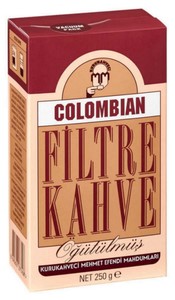  KURUKAHVECİ MEHMET EFENDİ COLOMBİAN FİLTRE KAHVE 250gr