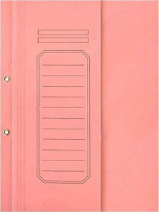 ALEMDAR YARIM KAPAK KARTON DOSYA LÜKS PEMBE 25Lİ