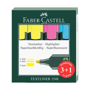 FABER-CASTELL FOSFORLU KALEM SETİ 4 RENK (5038154804)