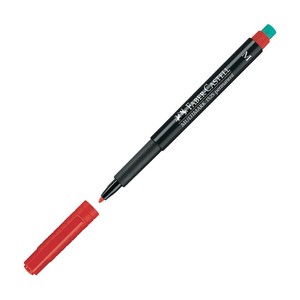 FABER-CASTELL ASETAT-CD KALEMİ M KIRMIZI (5010152521)