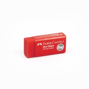 FABER-CASTELL DUST-FREE KIRMIZI OKUL SİLGİSİ (5130187223)
