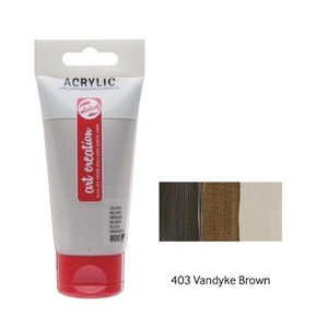 TALENS AKRİLİK BOYA 403 VANDYKE BROWN 75ml (RT3511403M)