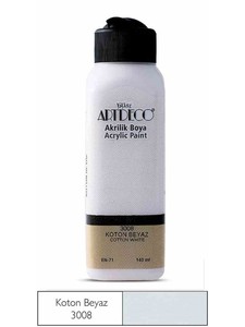 ARTDECO 070R AKRİLİK BOYA 3008 KOTON BEYAZ 140ml