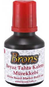  BRONS BR-352 TAHTA KALEM MÜREKKEBİ KIRMIZI 30cc