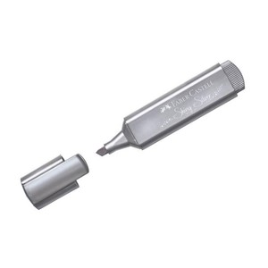 FABER-CASTELL FOSFORLU KALEM 46 METALİK GÜMÜŞ (5030154661)
