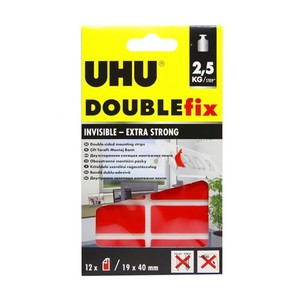  UHU DOUBLEFİX ŞEFFAF MONTAJ BANDI 19mmx40m (45515)