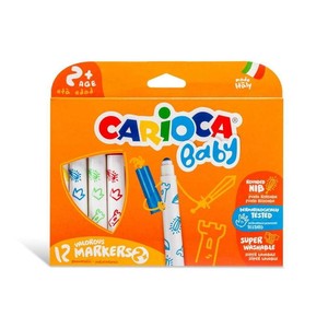  CARİOCA 42814 BABY JUMBO YIKANABİLİR KEÇELİ KALEM 12 RENK