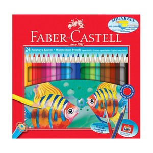 FABER-CASTELL ALBRECHT AQUAREL KURU BOYA 24 RENK (5171110624)